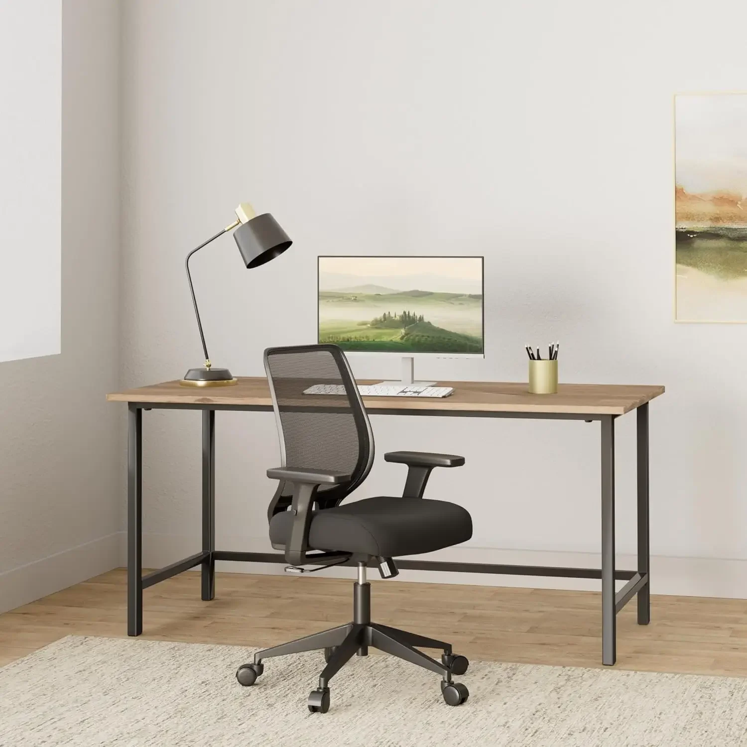Task Chair Mid Back - Cadeira de Escritório Ergonômica para Casa,