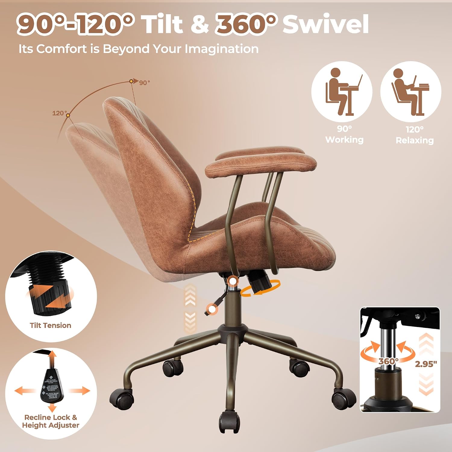 Cadeira de escritório ergonómi - Task Chair Mid Back avaliação e preço