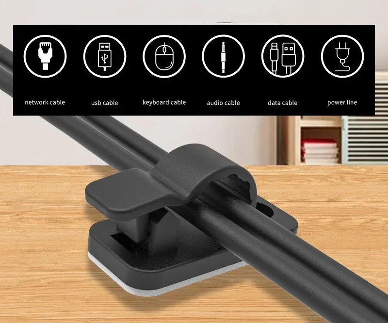 10/50 pçs clipes de cabo autoa - Pegboard Office Organizer avaliação e preço