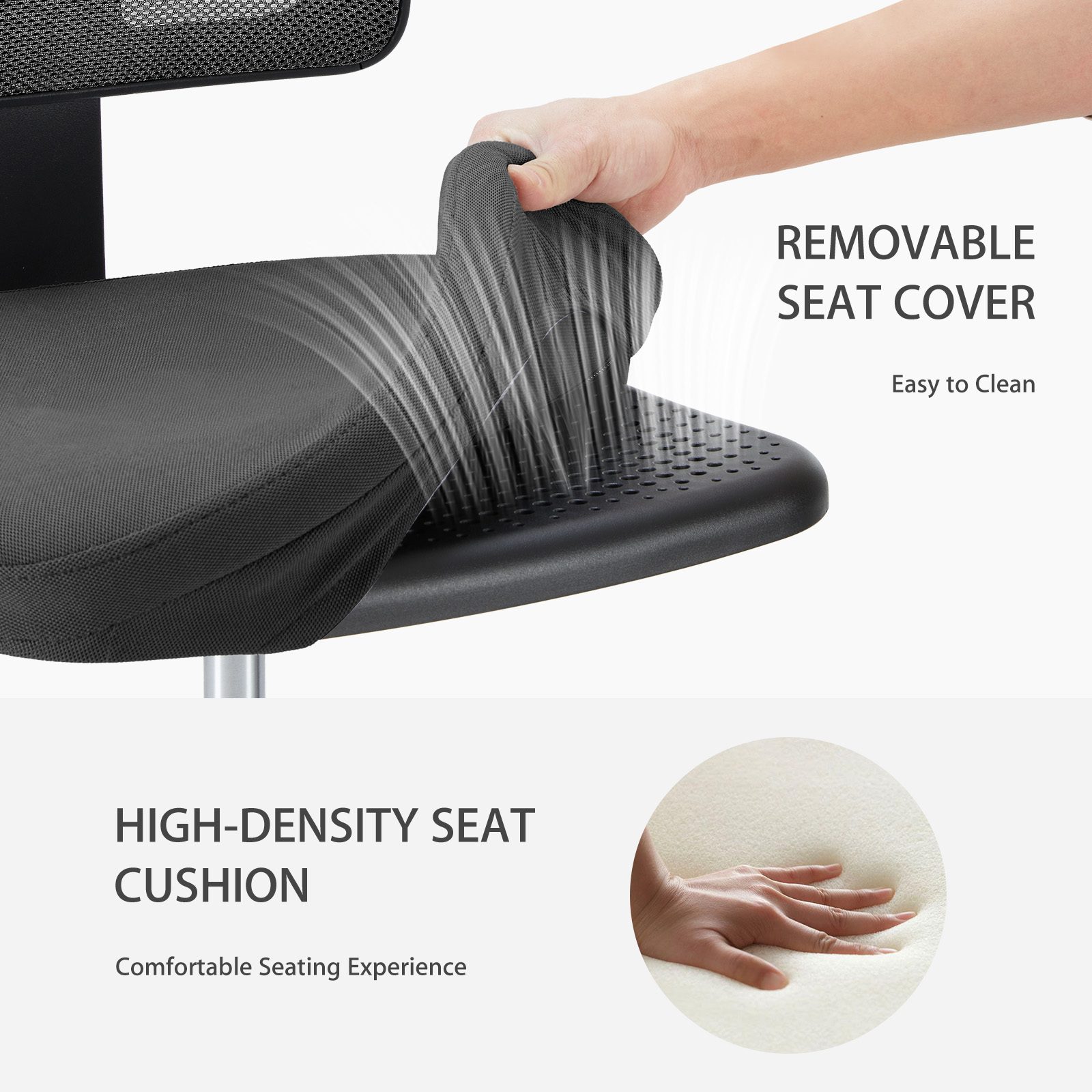 Cadeira de escritório sem braç - Task Chair Mid Back avaliação e preço