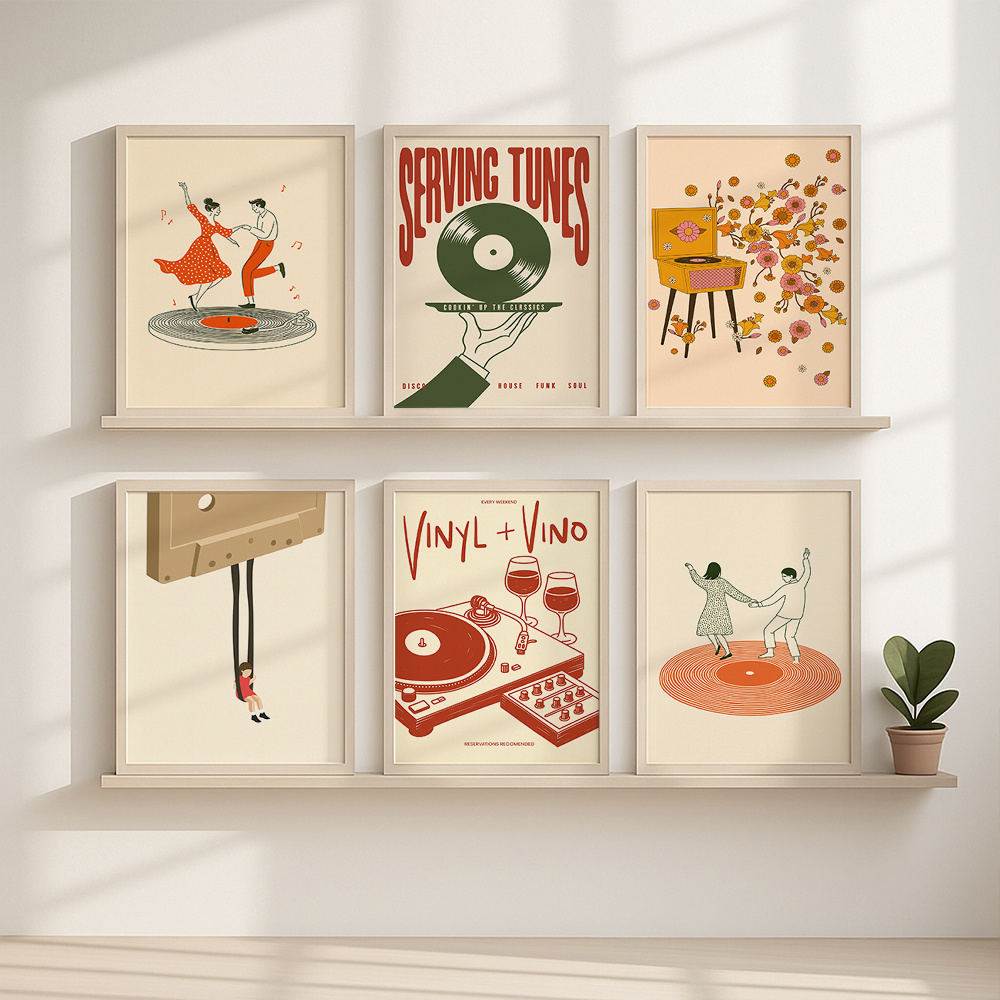 1 unidade Pôster de Música Vin - Office Furniture At Home avaliação e preço
