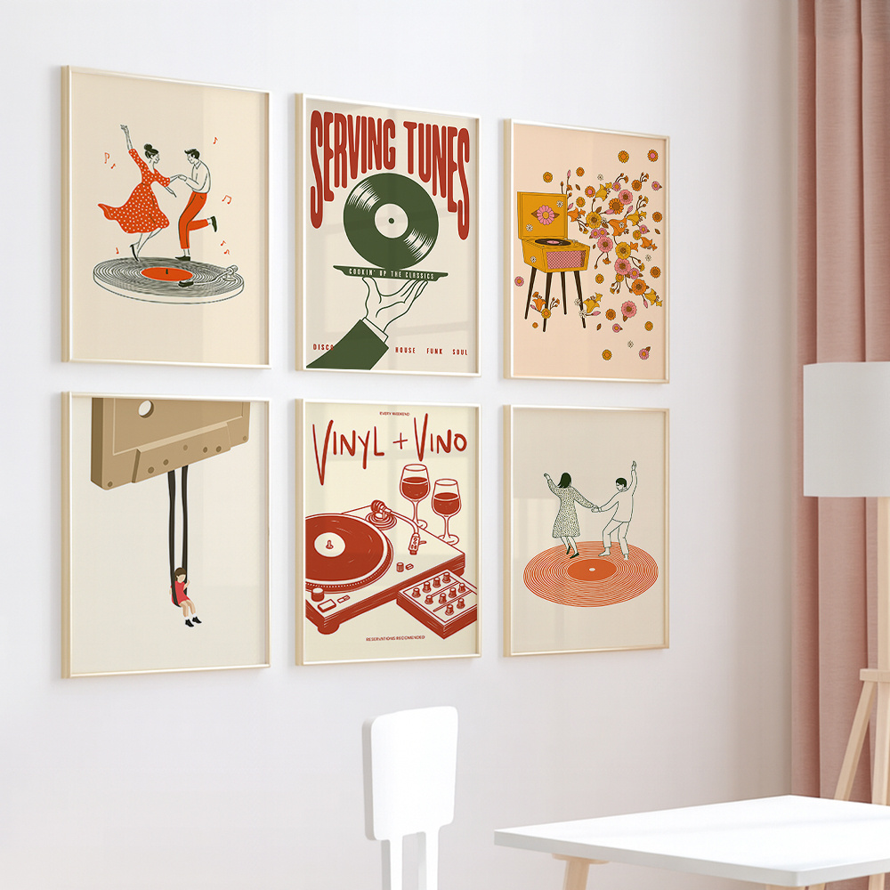 1 unidade Pôster de Música Vin - Office Furniture At Home avaliação e preço