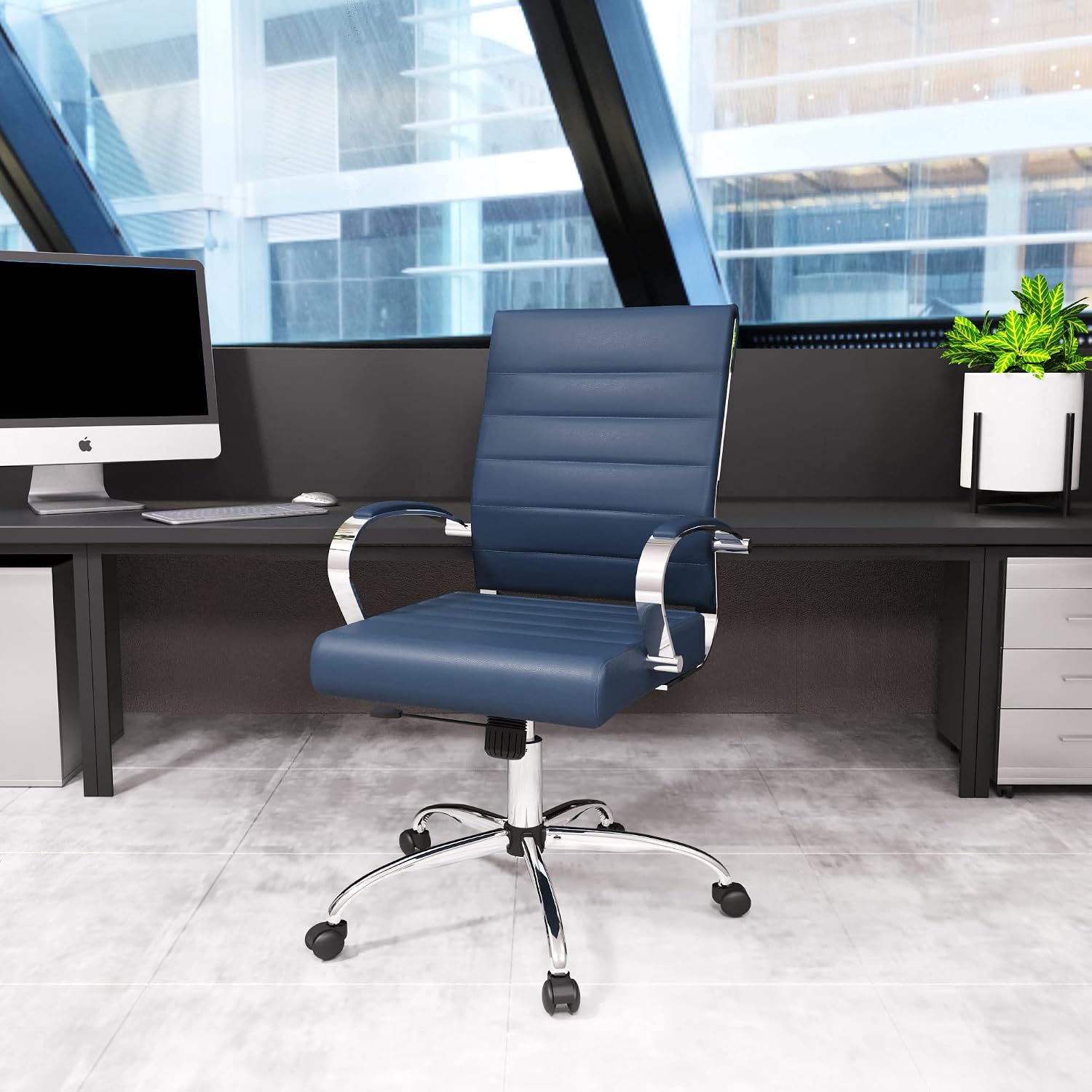 Cadeira de Escritório em Couro - Task Chair Mid Back avaliação e preço