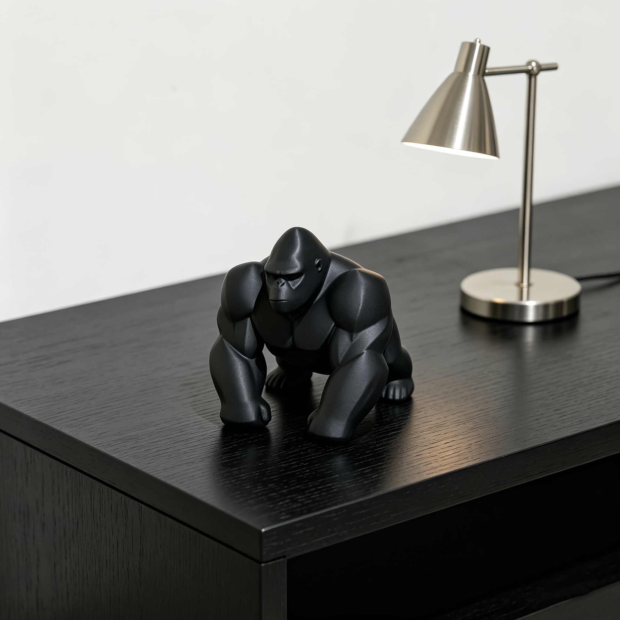 Estátua de Gorila Geométrica e - Office Furniture At Home avaliação e preço
