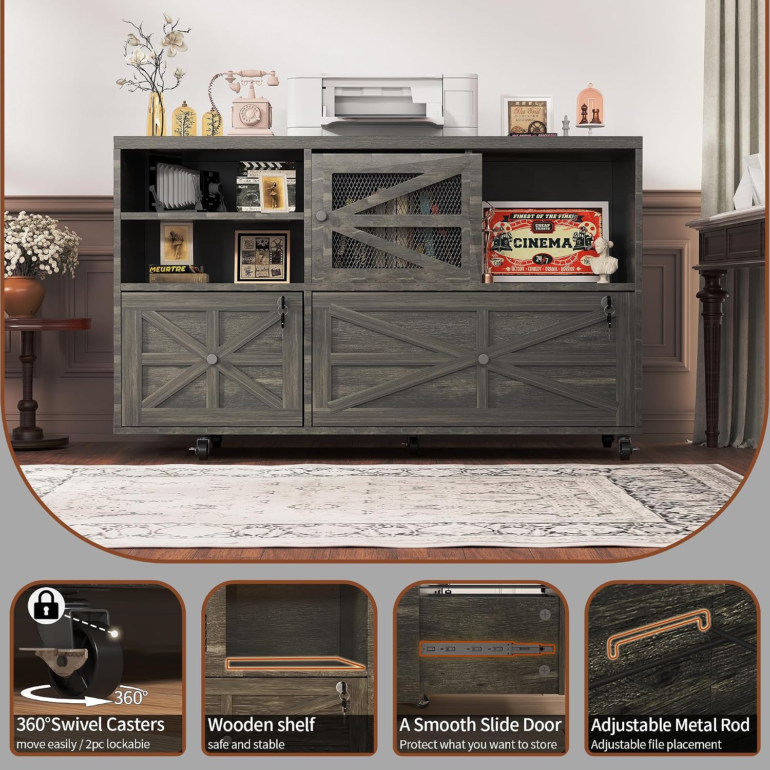 Armário de Arquivo Estilo Faze - File Cabinet Lateral avaliação e preço