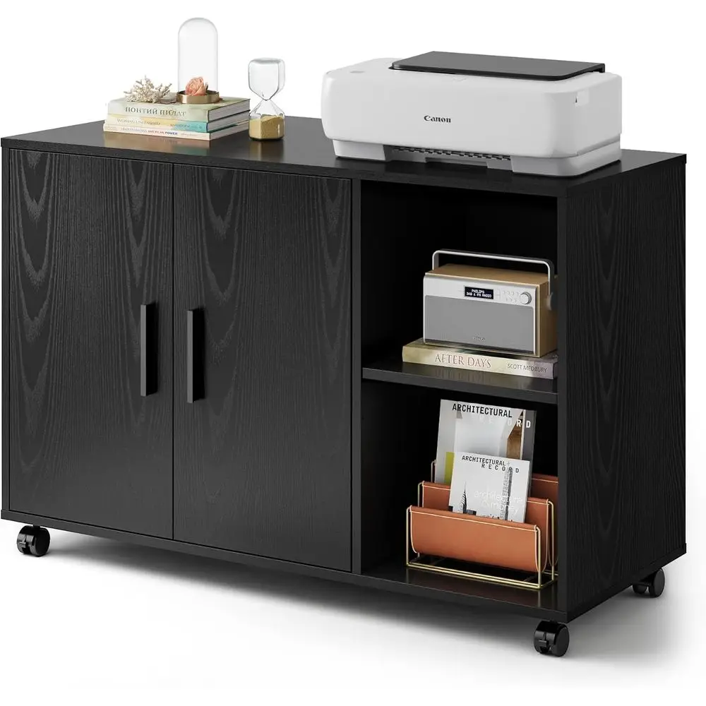 Armário de Escritório Preto co - File Cabinet Lateral avaliação e preço