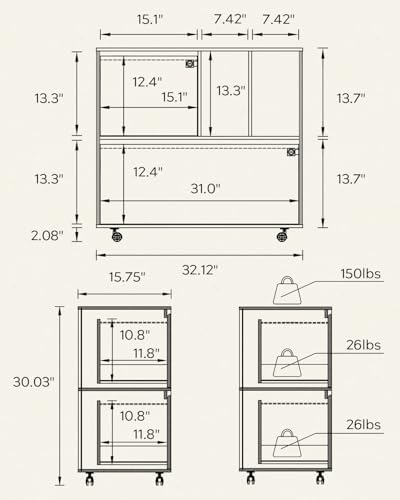 Armário de Arquivos Móvel com  - File Cabinet Lateral avaliação e preço