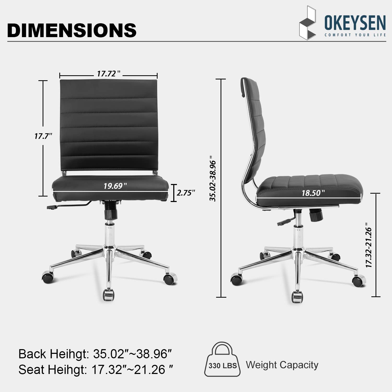 Cadeira de Escritório Ergonômi - Task Chair Mid Back avaliação e preço