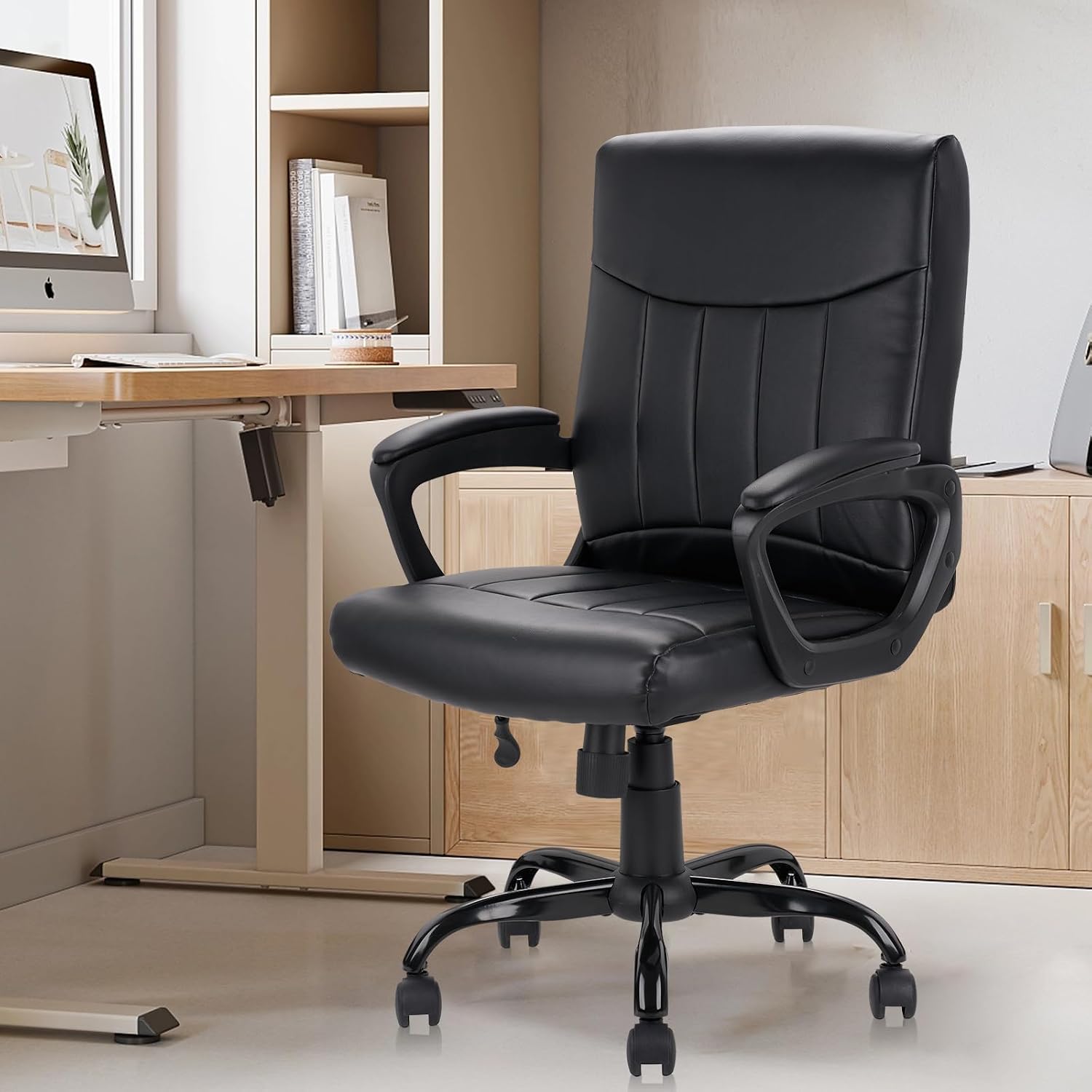 Cadeira de Escritório em Couro - Task Chair Mid Back avaliação e preço