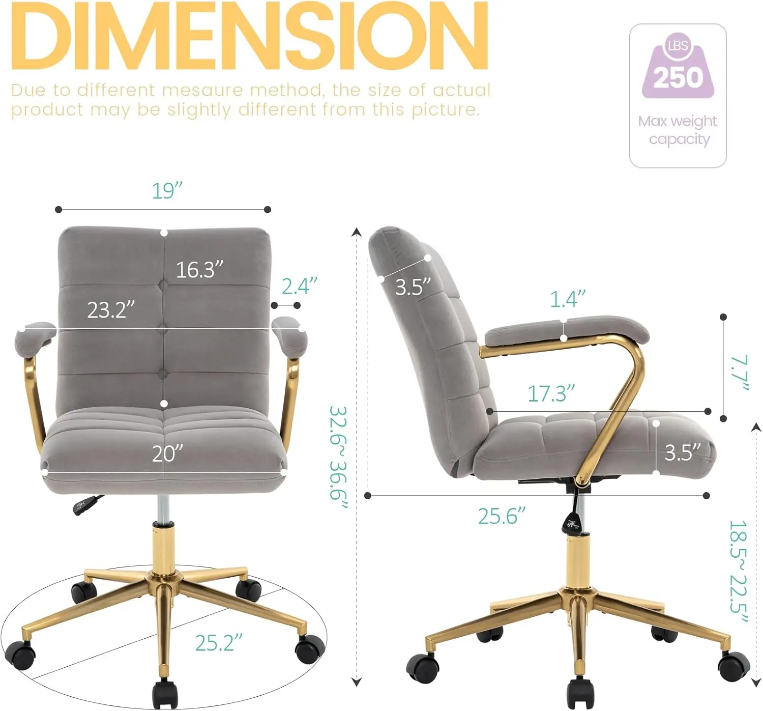Cadeira de Escritório em Velud - Task Chair Mid Back avaliação e preço